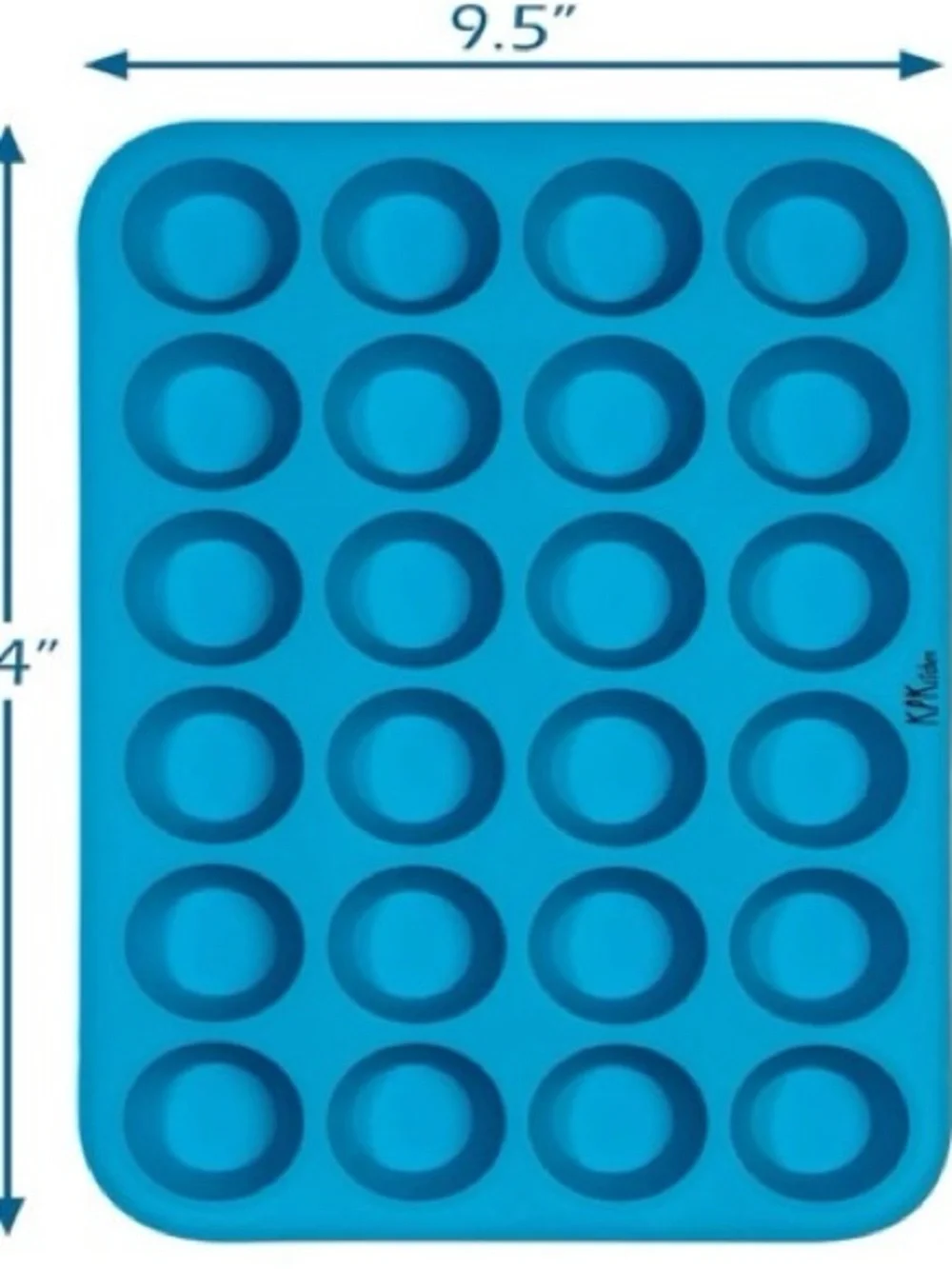 Set of 2 Silicone Muffin Tins